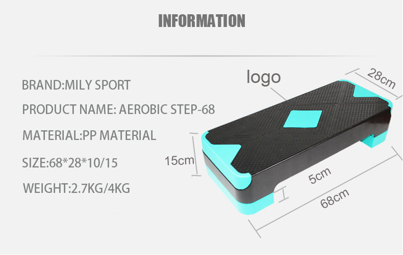 27in Adjustable Aerobic Step Board