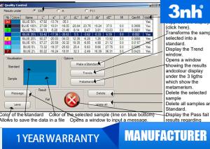 Quality Professional 3nh Colour Matching Software 2 Correction Modes For Car Painting Industry wholesale