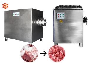 Quality 500kg/H Professional Meat Grinder Machine For Sausage Making 100mm Hole Cutter Diameter wholesale