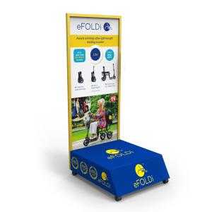 Quality Oak Electric Bicycle Stand Electric Scooter Stand Display For Retail Shop wholesale