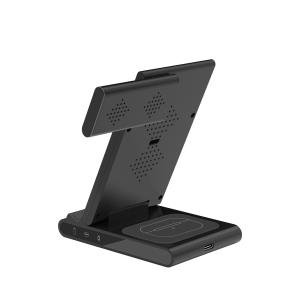 Quality Foldable 3 In 1 Magnetic Wireless Charging Station for Smart Phones And Watches wholesale