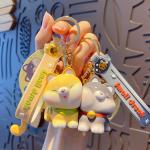 Customized Non Toxic Cartoon Keychain For Kids Party Favors Handbag Car Key