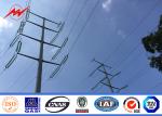 S500MC Hot Dip Galvanized Steel Electrical Utility Poles For Transmission Line