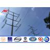 Buy cheap Multi Sided Single Circuit Electrical Power Pole 4mm Electric Steel Pole from wholesalers