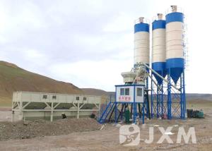 Quality Ready Mixed 75cbm Stationary Concrete Batching Plant wholesale