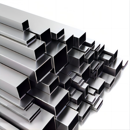 Polished 6063 Aluminum Alloy Square Tube 3mm Thickness Used For Decorations