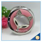 Shinny Gifts Creative Fox Design Makeup Mirror Fancy Convenience Pocket Mirror