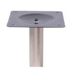ISO9001 Metal Table Legs Round Modern Patio Table Base Dia 560mm Stainless Steel