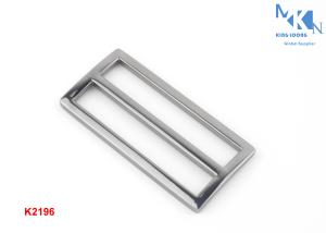 Quality Curved Double Loop Metal Slide Buckle 50mm Inner Size Polished Rustproof wholesale