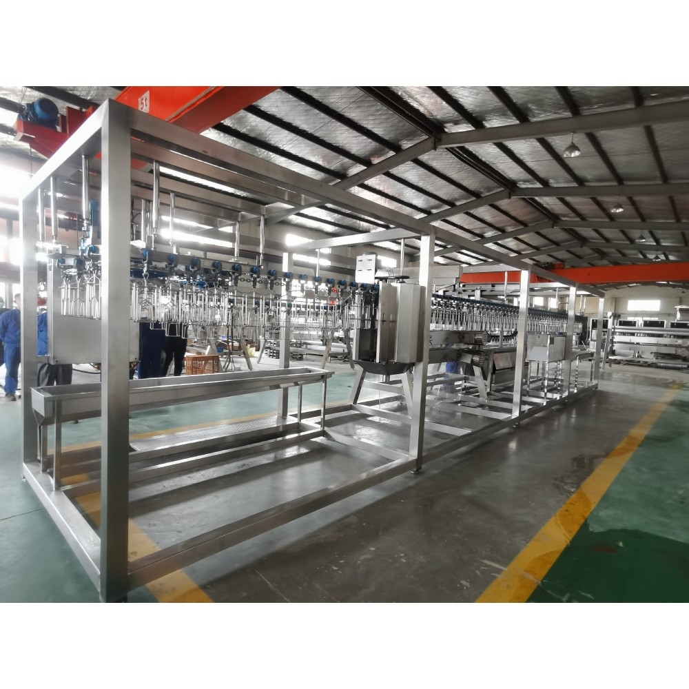 300 - 500BPH Mobile Poultry Slaughterhouse Machine Compact Chicken Slaughtering Line