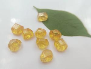 Quality Fancy Yellow HPHT Rough Synthetic Diamond Laboratory Grown For Grinding wholesale