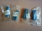 BLUE Color brake pads replacement for carbon road bike wheel cork wood material