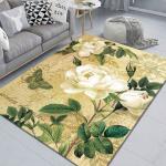 Geometric Printed Living Room Floor Carpets Rectangle Crystal Velvet Rug