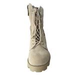 GENUINE LEATHER Midsole Outdoor Men's Black Protection Boots for Canvas Camping