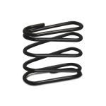 Zinc Plating SUS304 4.0mm Flat Helical Spring
