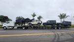 12 Tire 2-Axle Air Suspension Car Trailer for Transporting 5 Cars Customized