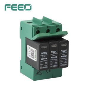 Quality Surge Protector 3P 600V Photovoltaic Solar Surge Protection Device wholesale
