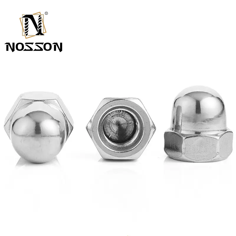 Metric Measurement System Oil Gas Industry SS 316 Dome Nut M3 M4 M5 M6 M8 for Heavy-Duty Applications