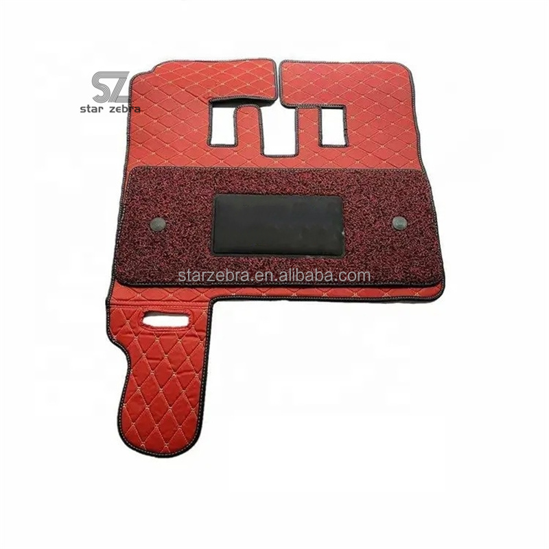 Customized Black/Red E320GC Excavator Cabin Foot Mat for Maximum Comfort and Protection