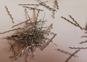 Quality Waved Concrete Steel Fiber 20kg/M3 Dosage Low Carbon Steel Wire wholesale