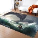 3D living room carpet, bedroom, dining room floor mat, door mat, pattern size