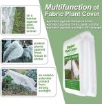 Plant Freeze Protection Covers 32 x 47 Inch Winter Shrub Cover Tree Frost