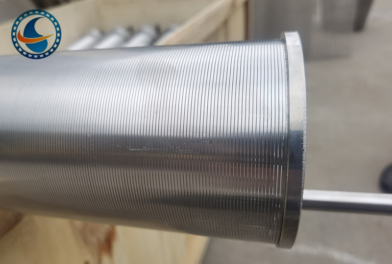 SS304 OD80MM Pure Round 100Micron Wedge Wire Screen For Mechanical Equipment