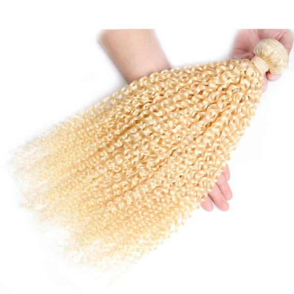 Full Head Ombre Hair Extensions Real Hair 3 Bundes , Ombre Curly Human Hair