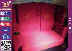 Quality Ergonomically 2 Seats Movie Theater Sofa Luxury Cinema Seating For Lovers wholesale