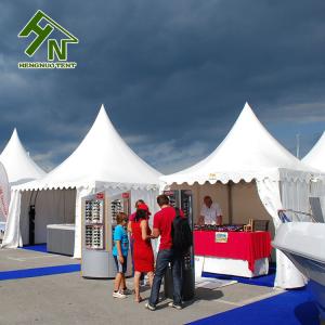 Quality Reinforced Structure White Pagoda Tent 5x5m Promotional Canopy Stand wholesale