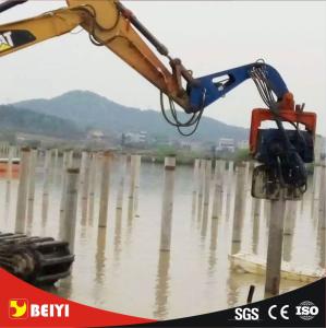 China Beiyi Bridge pile foundation excavator hydraulic vibro hammer on sale
