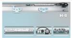 EC Heavy duty commercial automatic sliding glass door , starting speed 500mm/s