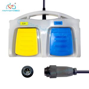 Quality Laparoscopic Double Paddle Medical Foot Switch Cut Coag Electrosurgical 2 Unit wholesale
