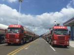 Aluminium Alloy 45000 Liters Heavy Duty Oil Fuel Tank Trailer With 45 - 80 Tons