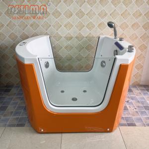 Quality Deep Infant Whirlpool Tub Freestanding Acrylic Baby Whirlpool Spa Bathtub wholesale