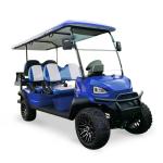 48V 5KW AC Motor Hunting Transport 6 Seater Golf Cart with Front Drum Rear Drum