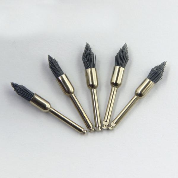 Cleaning Dental Prophy Brush Abrasive Fiber Silicon Carbide Tapered Pointed Head