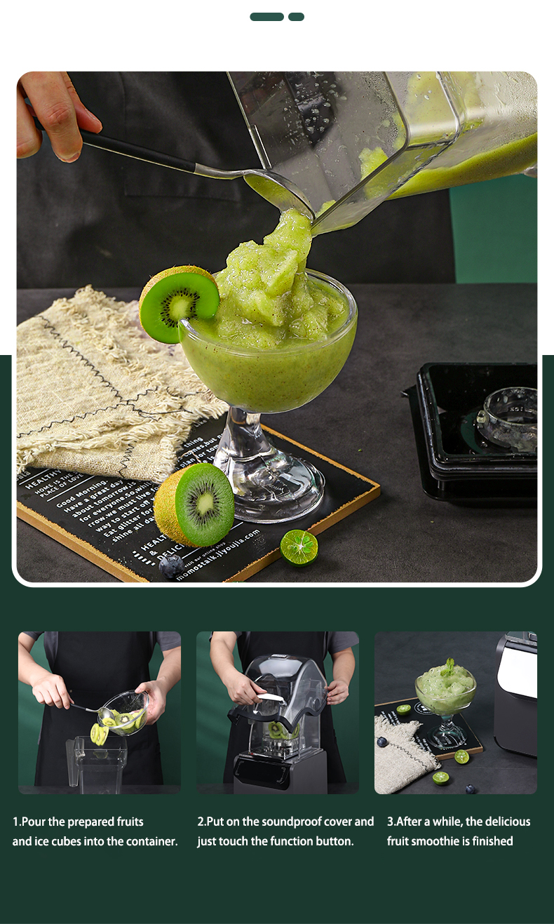 Hotel Kitchen Private Mold 1.5L High Power Multifunction Commercial Blender and Juicers Extractor Machine