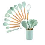 OEM BSCI Kitchen Cookware Accessories Silicone Kitchen Utensil Set
