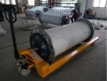 Hydraulic Empty Warp Beam Transport Trolley Textile Industry Fabric Pack And