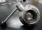 TP316L 1.5'' X 0.065'' Sanitary Stainless Steel Butterfly Valves Tri Clamp With