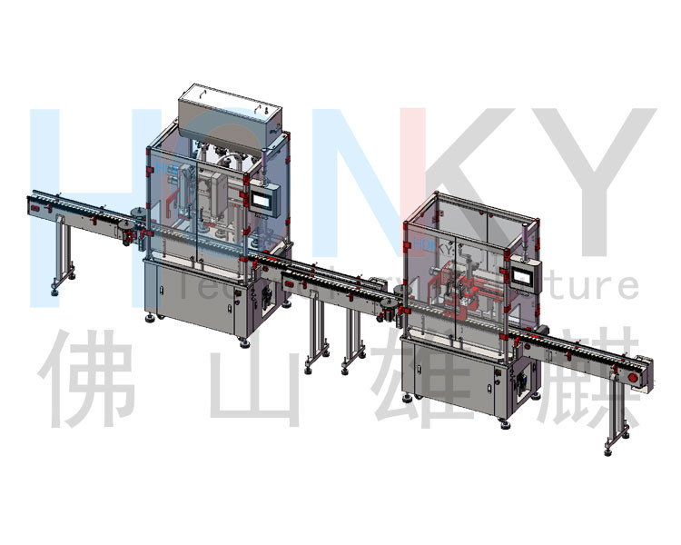 500g Tomato Sauce Chill Paste Bottle Filling Machine Automatic With Piston Pump 50pcs Per Min