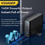 Dual USB Ports Travel Type C Desktop GaN Chargers 140w Quick Charging Phone