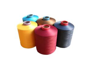 Quality Recycled Dyed Polyester Yarn 150D Excellent Seam Strength For Underwear wholesale