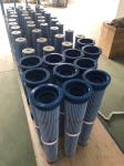 PTFE Polyester Pleated Air Filter Cartridge For Industrial Dust Collection
