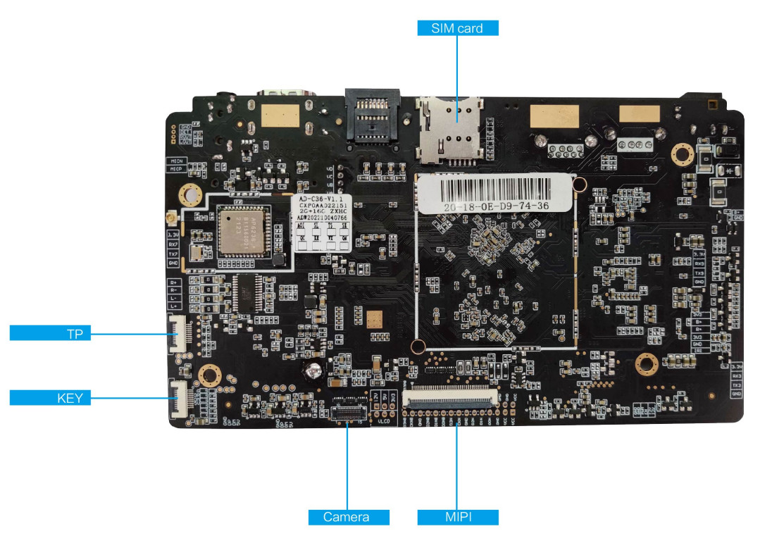 RK3566 Quad-core A55 Android 11.0 Motherboard 2GB RAM 16GB ROM AIOT Industrial Embedded System Development PCBA