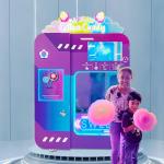 Best Selling Professional Fully Automatic Cotton Candy Machine Factory Vending