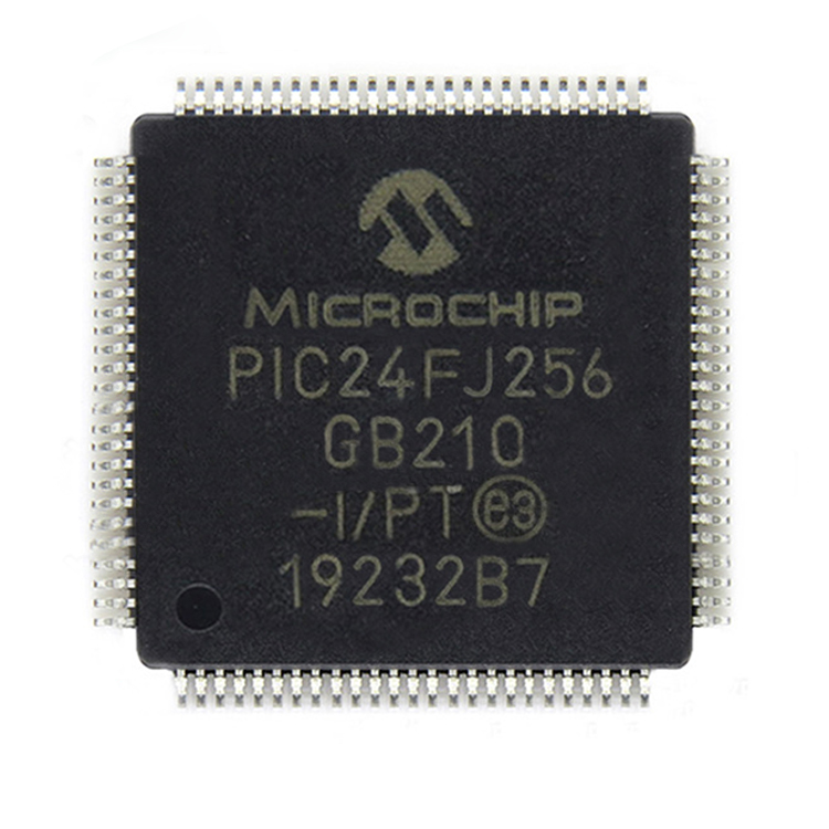 Shenzhen Electronic Mcu Ic PIC24FJ256 PIC24FJ256GB210-I/PT QFP100 16 Bit Microprocessor