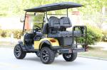 Yellow 4-Seater 14-Inch Off-Road Tires Support Customized Electric Golf Cart