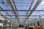 Hydroponic Transparent Glass Greenhouse For Plants With Ventilation Cooling